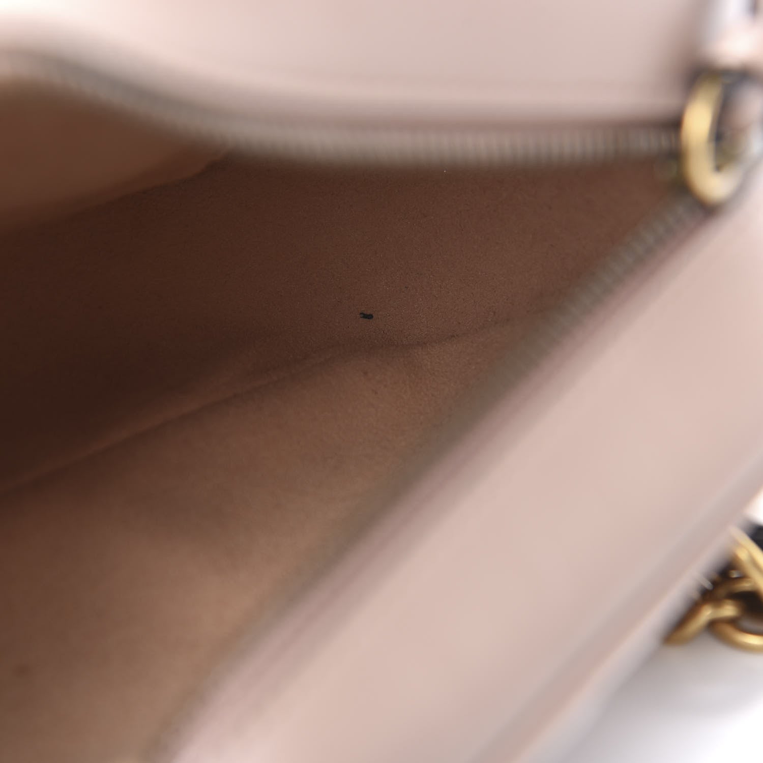 Gucci Calfskin Matelasse Small GG Marmont Chain Shoulder Bag Porcelain Rose 10 of 12