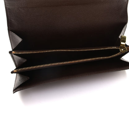 Louis Vuitton Damier Ebene Sarah Wallet 6 of 8