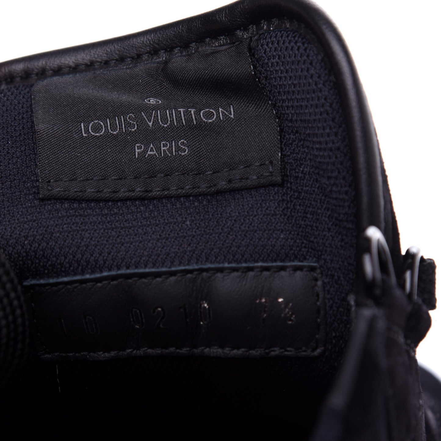 Suede Uniform Sneakers 7.5 Black