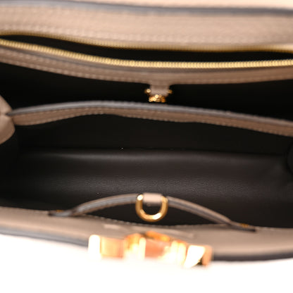 Louis Vuitton Taurillon Capucines MM Galet 5 of 11