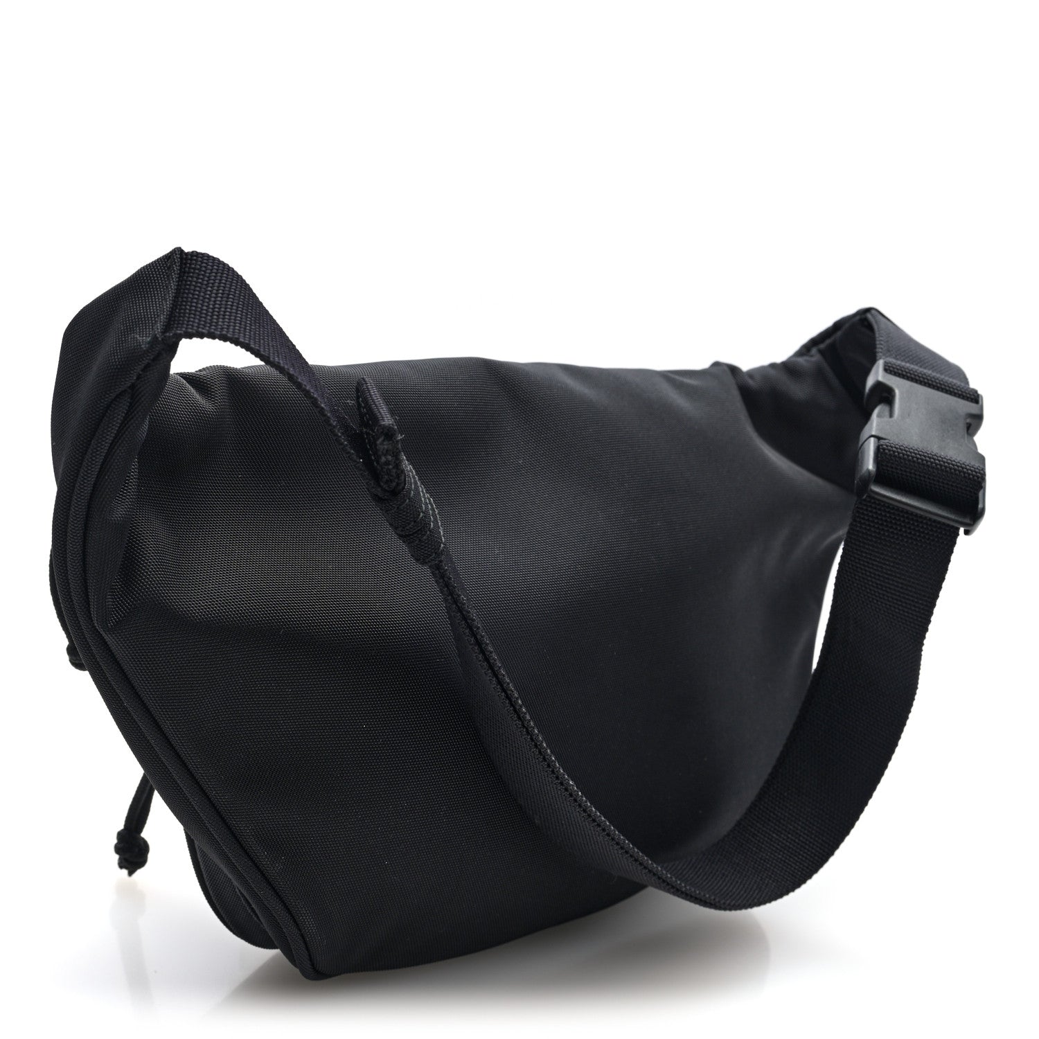 Balenciaga Casual Nylon Political Logo Explorer Beltpack Black White 3 of 9