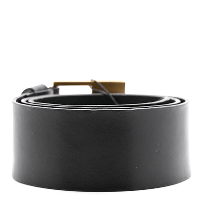 Saint Laurent Calfskin Ceinture Belt 80 32 Black 2 of 9