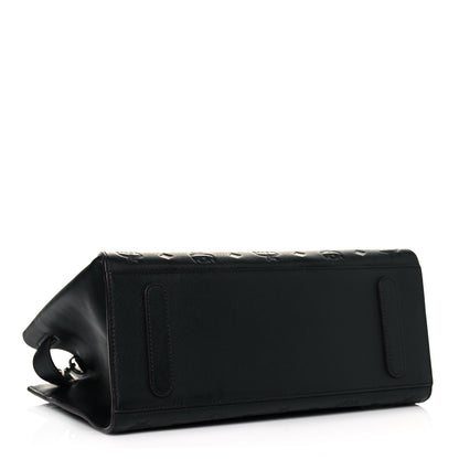 MCM Calfskin Ottomar Monogram Medium Essential Tote Black 4 of 9