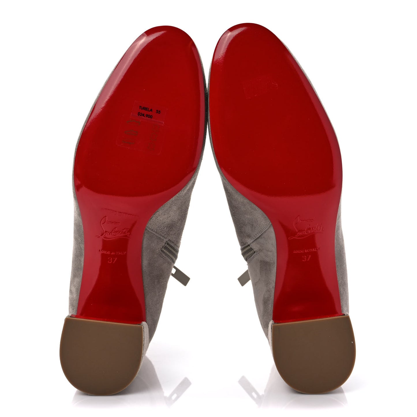 Veau Velours Turela 55 Ankle Boots 37 Fume