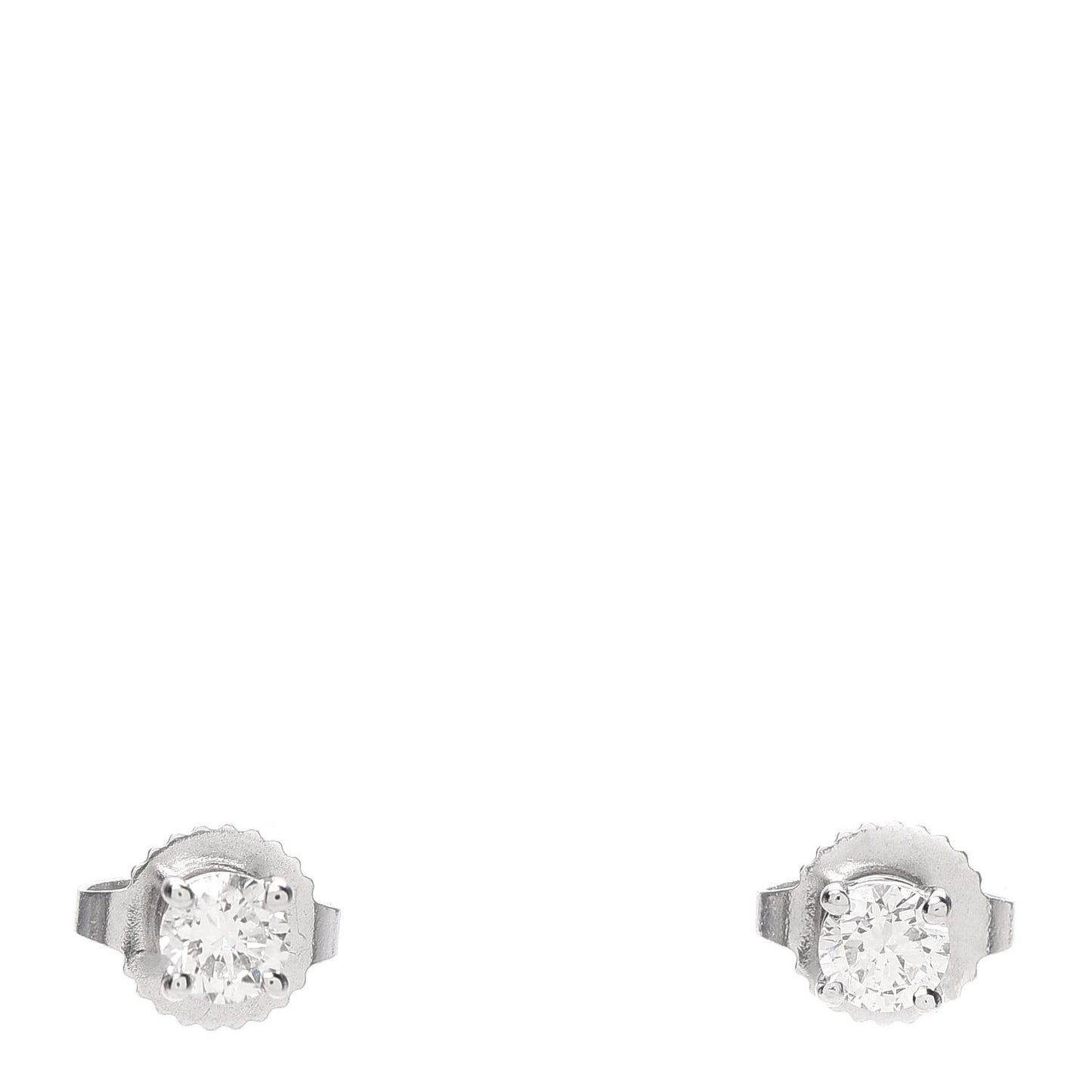 Platinum Diamond .31ctw Solitaire Earrings