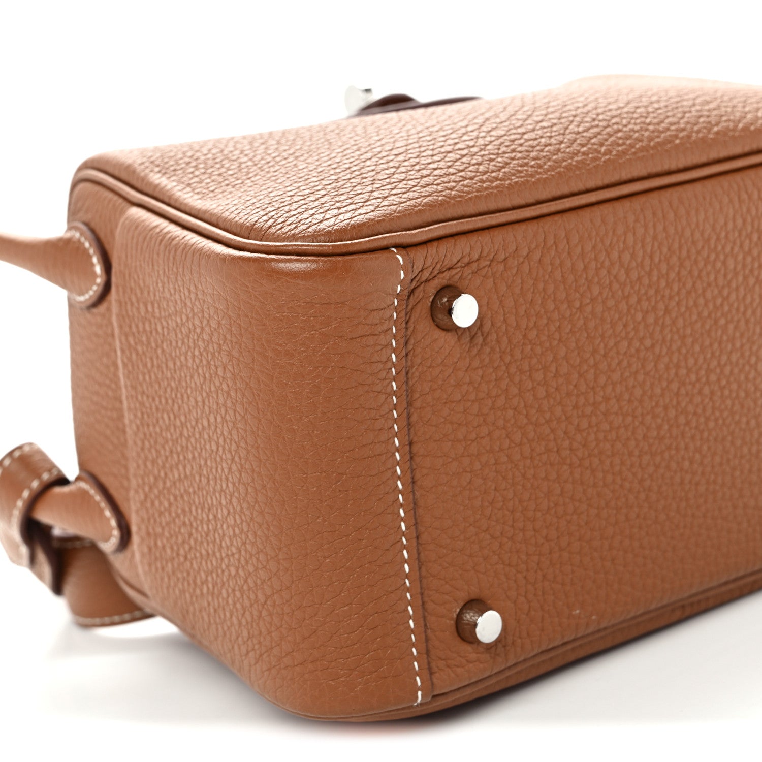 Hermes Taurillon Clemence Mini Lindy 20 Gold 9 of 10
