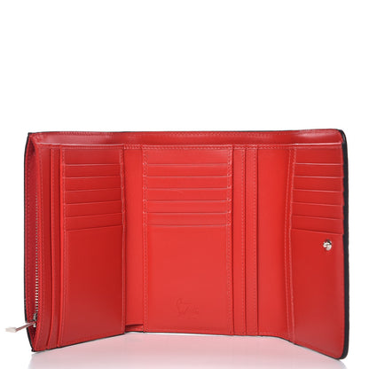 Christian Louboutin Calfskin Rubylou Trifold Wallet Black 5 of 8