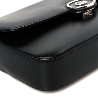 Gucci Senna Calfskin Petite GG Top Handle Shoulder Bag Black 10 of 11