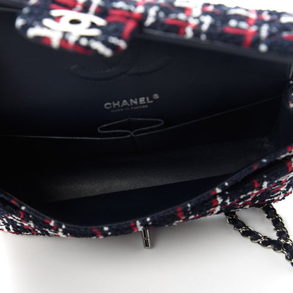 Chanel Tweed Quilted Medium Double Flap Multicolor 5 of 10