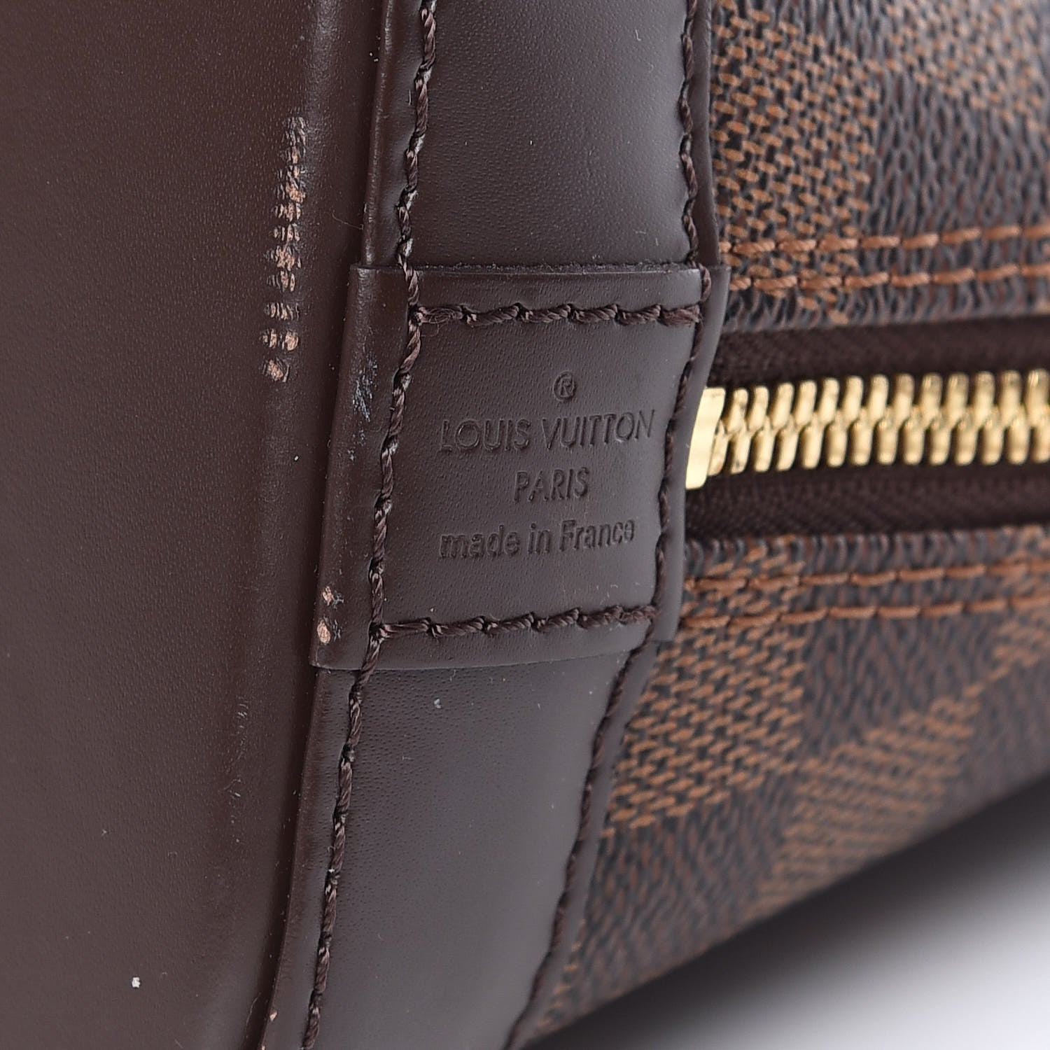 Louis Vuitton Damier Ebene Alma BB 8 of 13