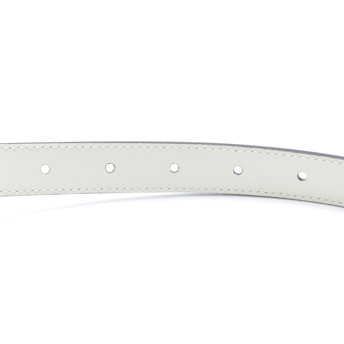 Calfskin Double G 20mm Belt 80 32 Mystic White