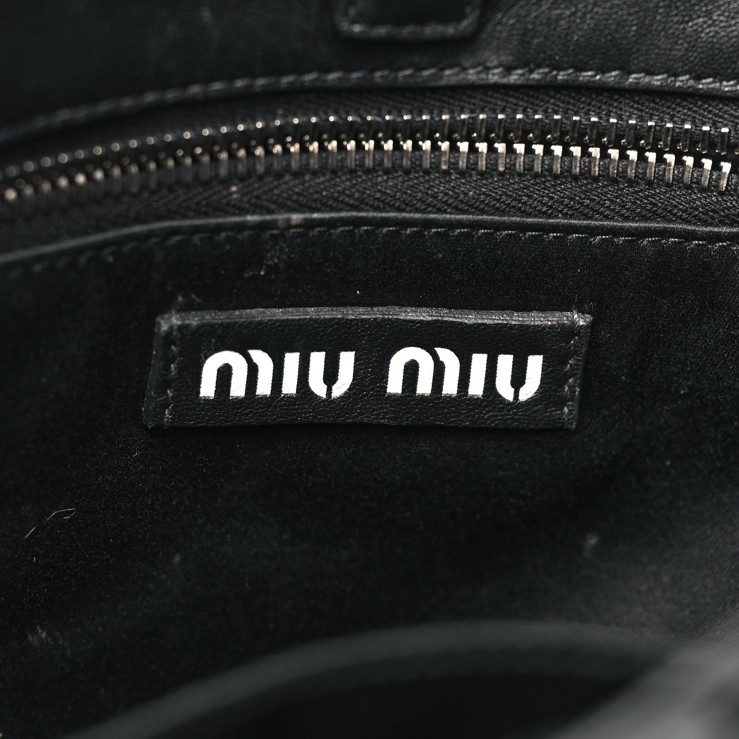 Nappa Woven Crystal Chain Bucket Bag Black