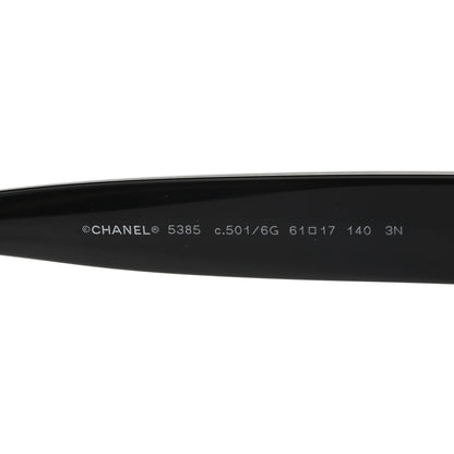 Chanel Acetate Square CC Sunglasses 5385 Black 5 of 8
