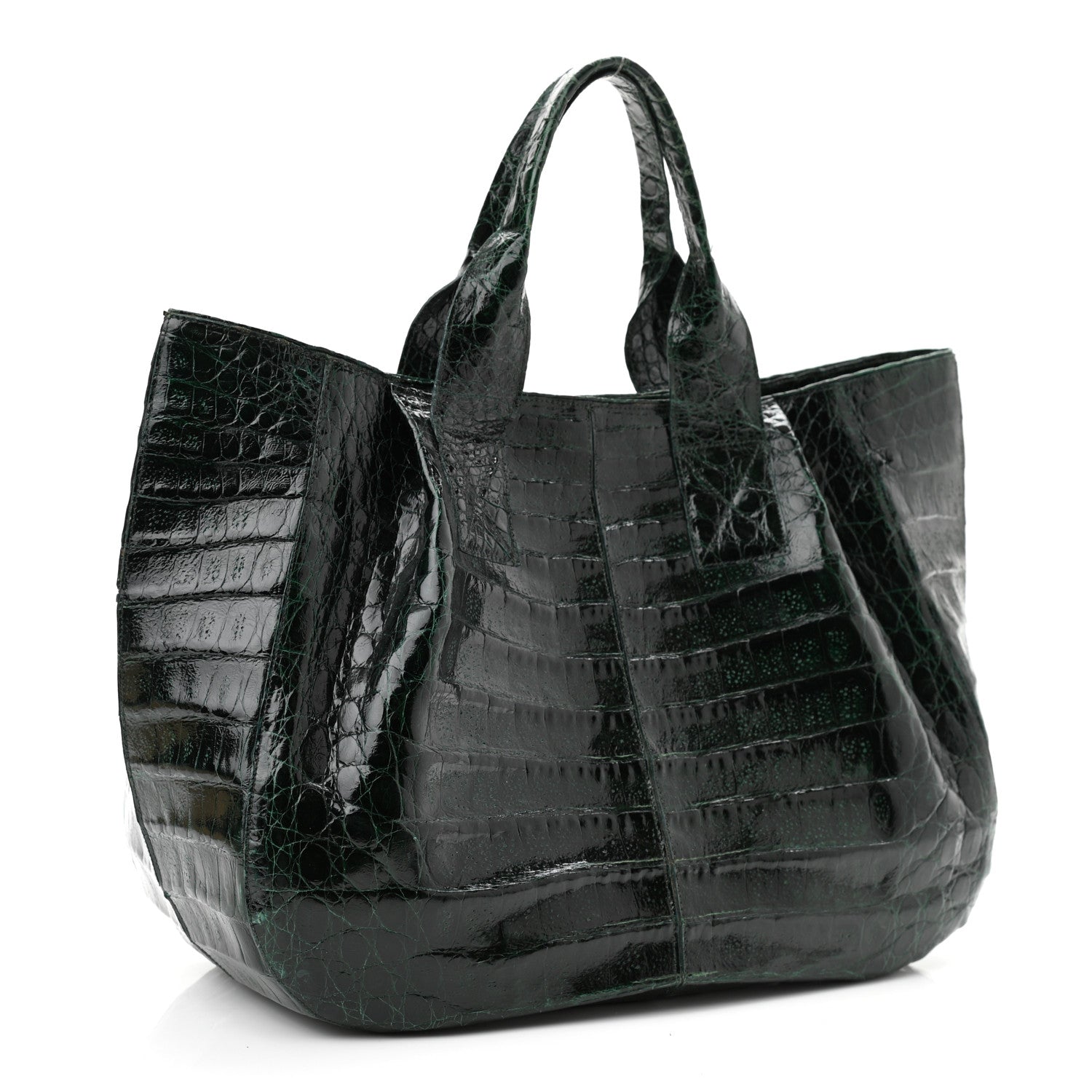 Nancy Gonzalez Crocodile Tote Green 2 of 11