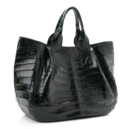 Nancy Gonzalez Crocodile Tote Green 2 of 11