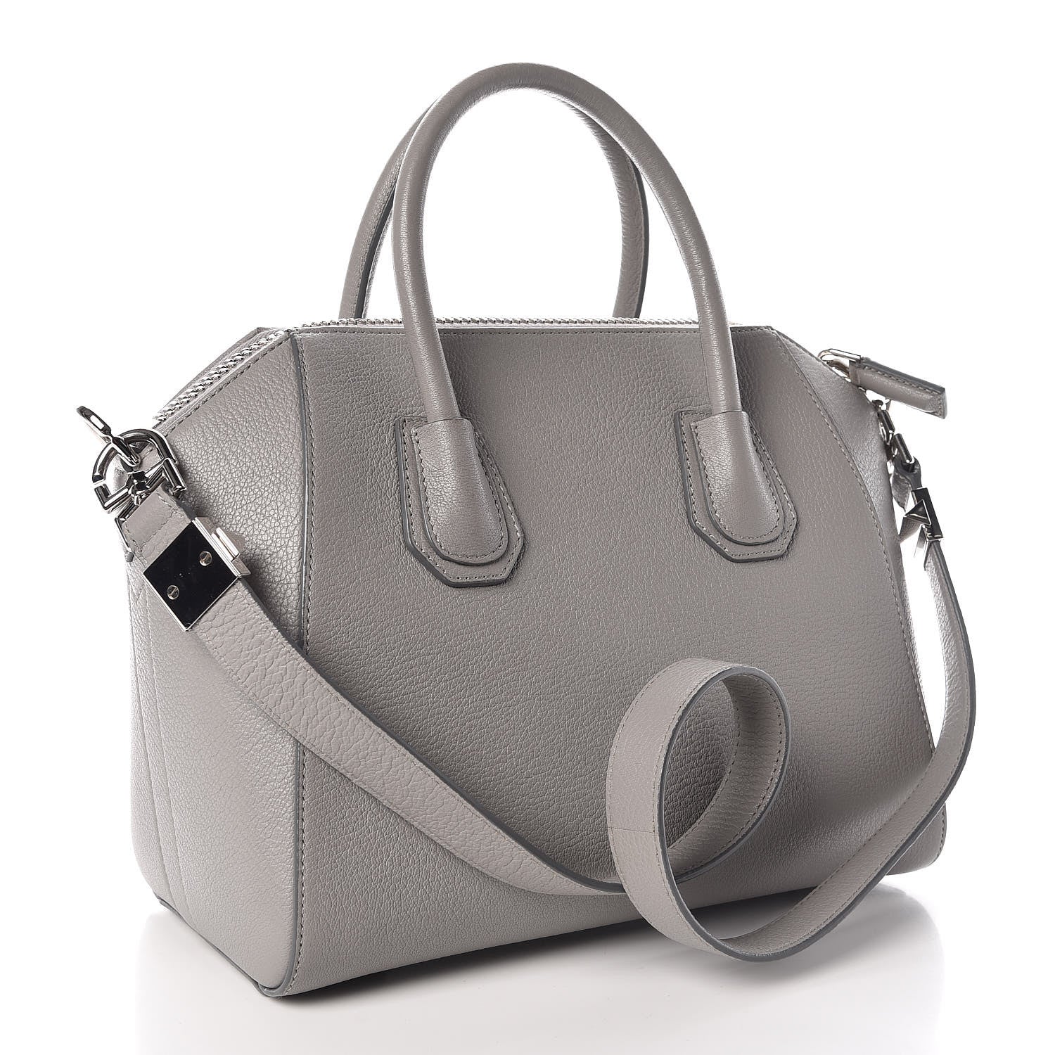 Givenchy Sugar Goatskin Small Antigona Pearl Grey 4 of 8