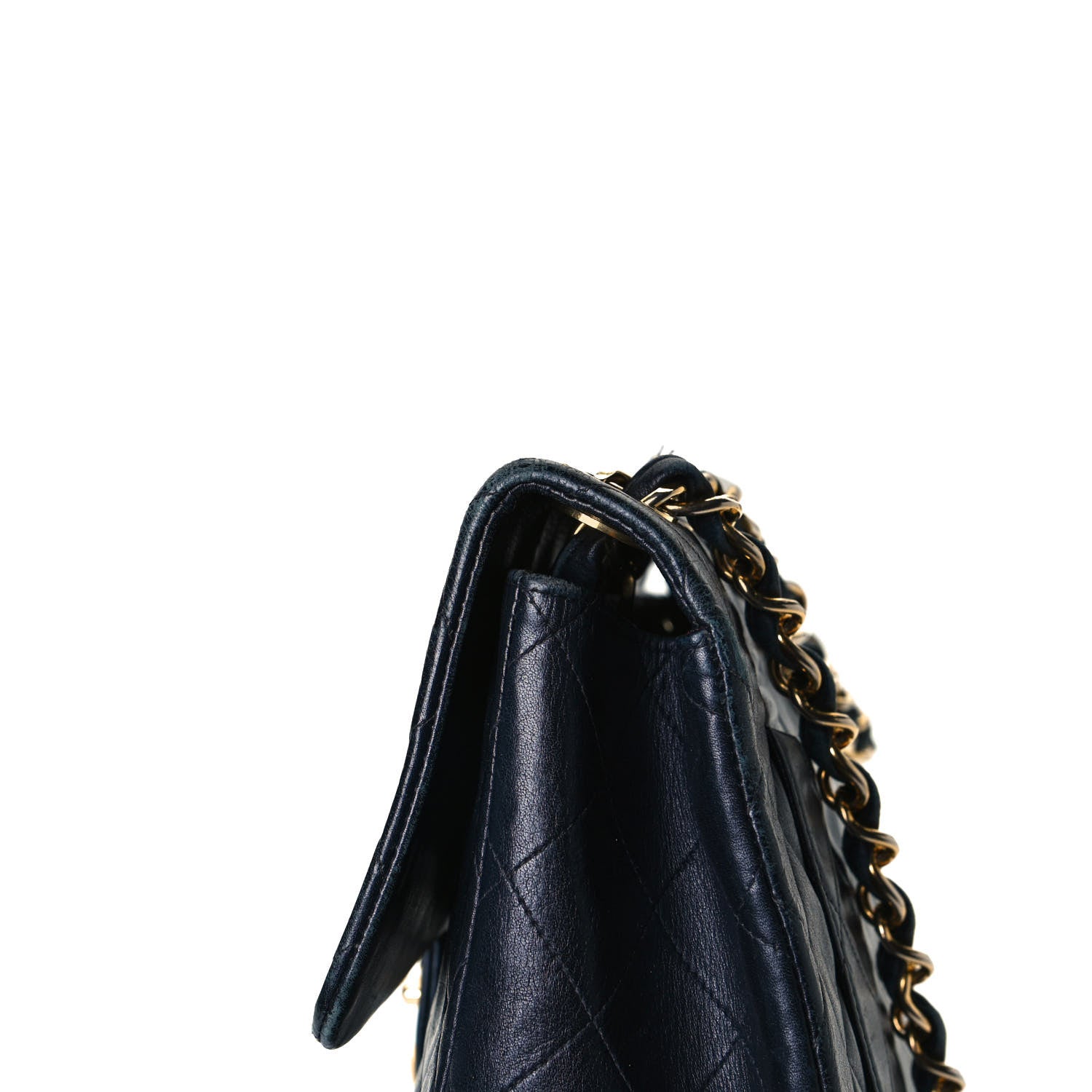 Chanel Lambskin Quilted XL Jumbo Single Flap Black 17 of 19