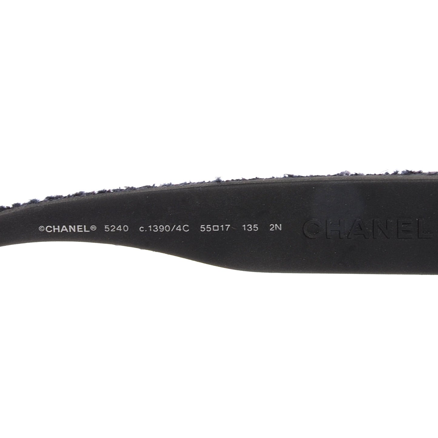 Tweed CC Sunglasses 5240 Blue Black