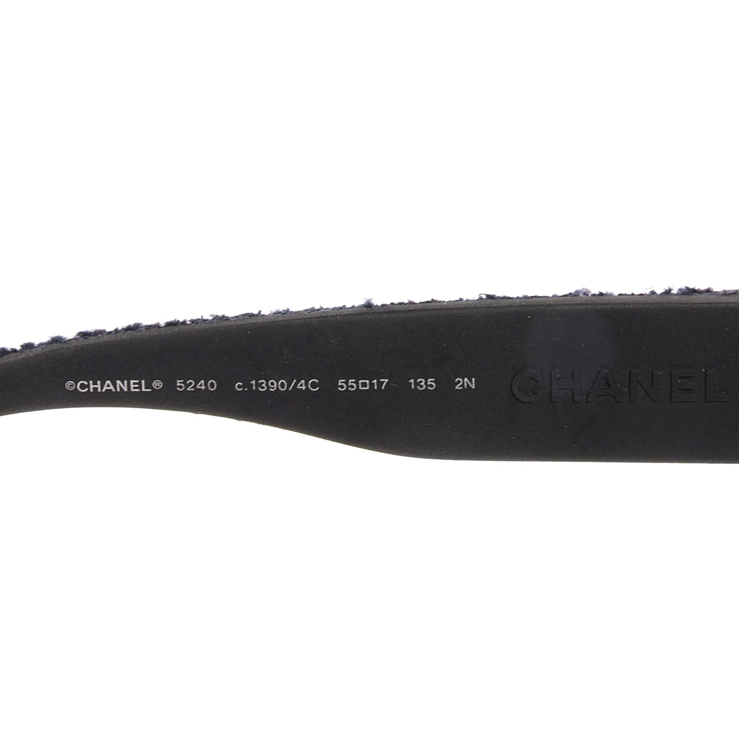 Chanel Tweed CC Sunglasses 5240 Blue Black 3 of 7