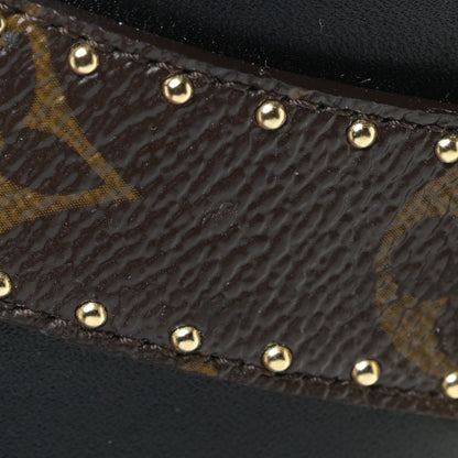 Louis Vuitton Calfskin Patent Monogram Cottage Clog Mules 40 Black 10 of 11