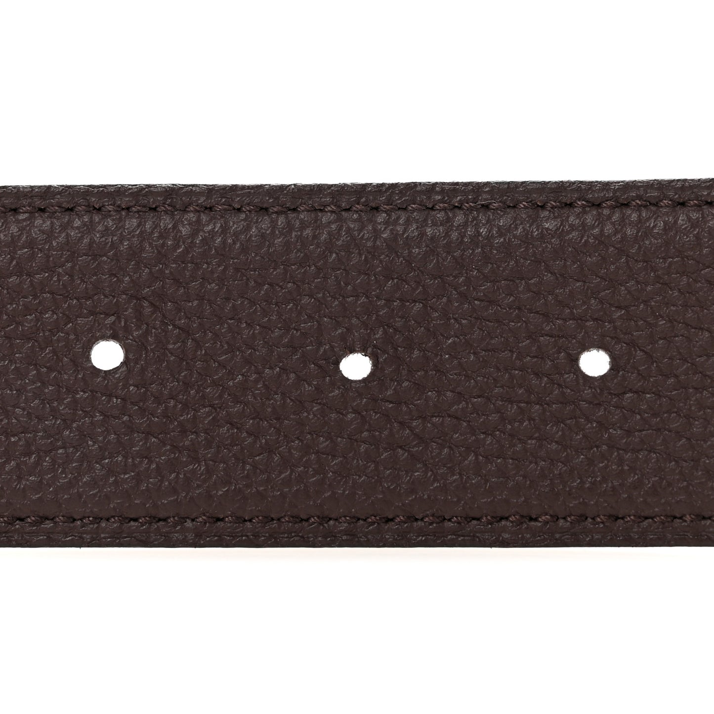 Box 135 Togo 38mm H d'Ancre Belt 105 Black Chocolate