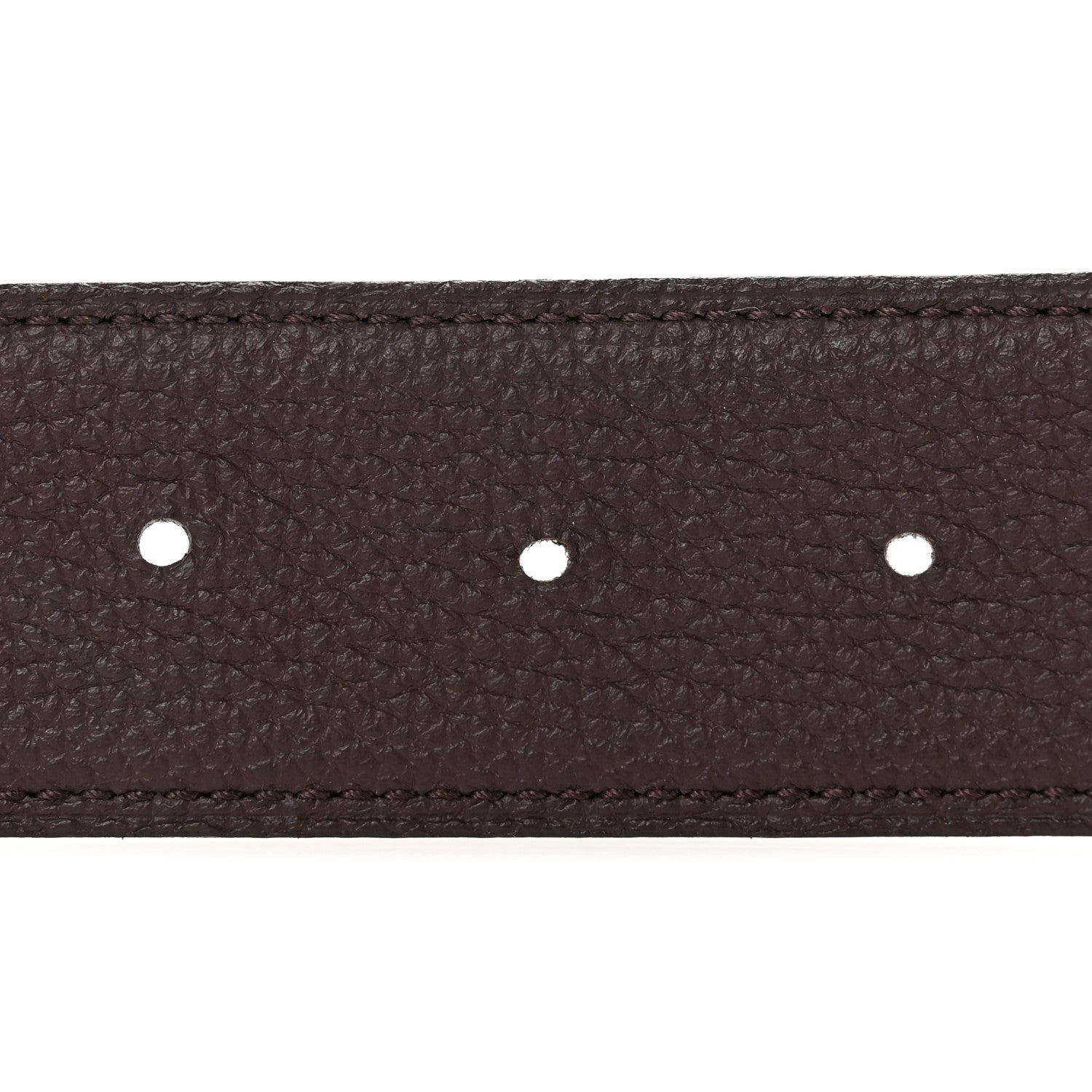Hermes Box 135 Togo 38mm H d'Ancre Belt 105 Black Chocolate 4 of 5