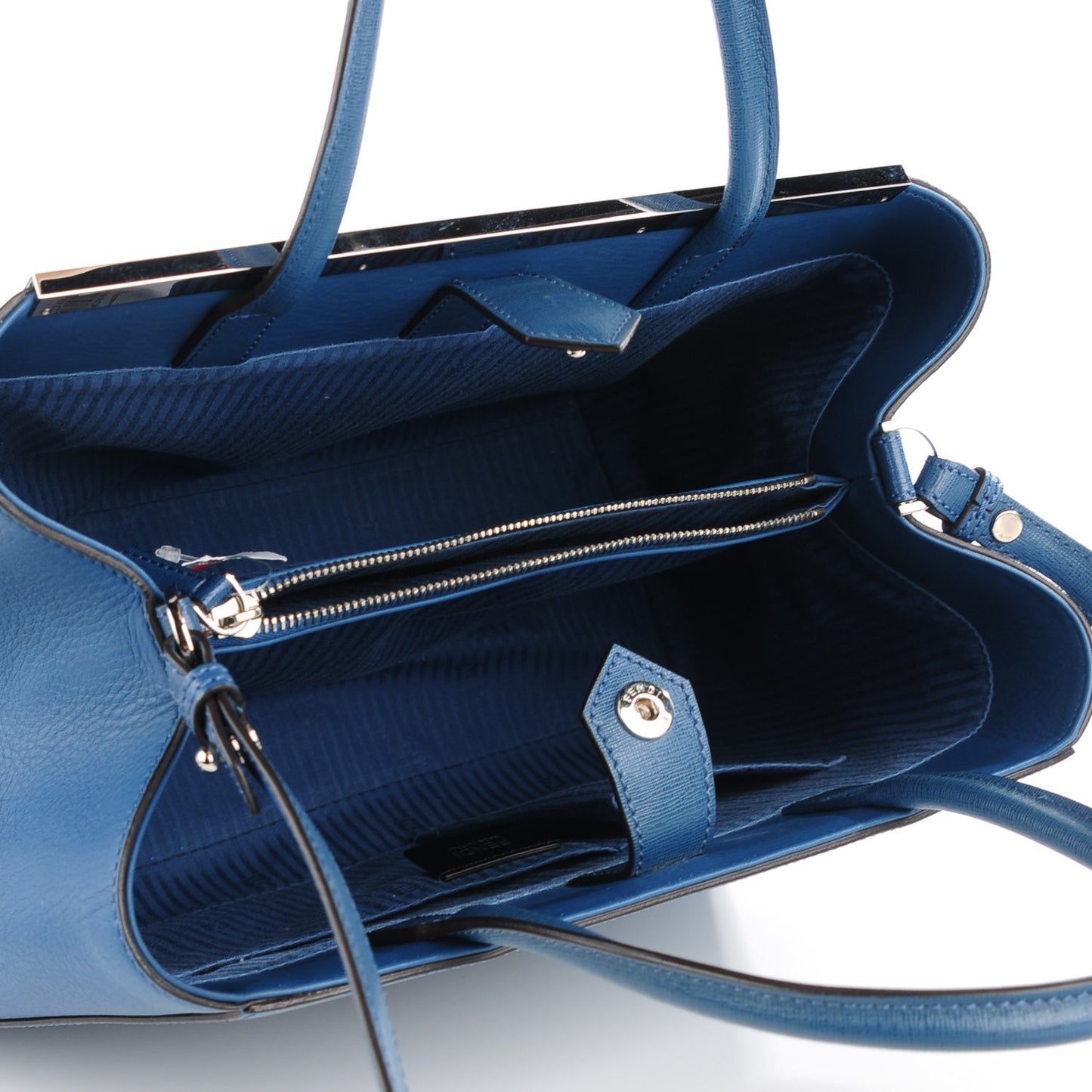 Vitello Elite Regular 2Jours Tote Blue Cobalto