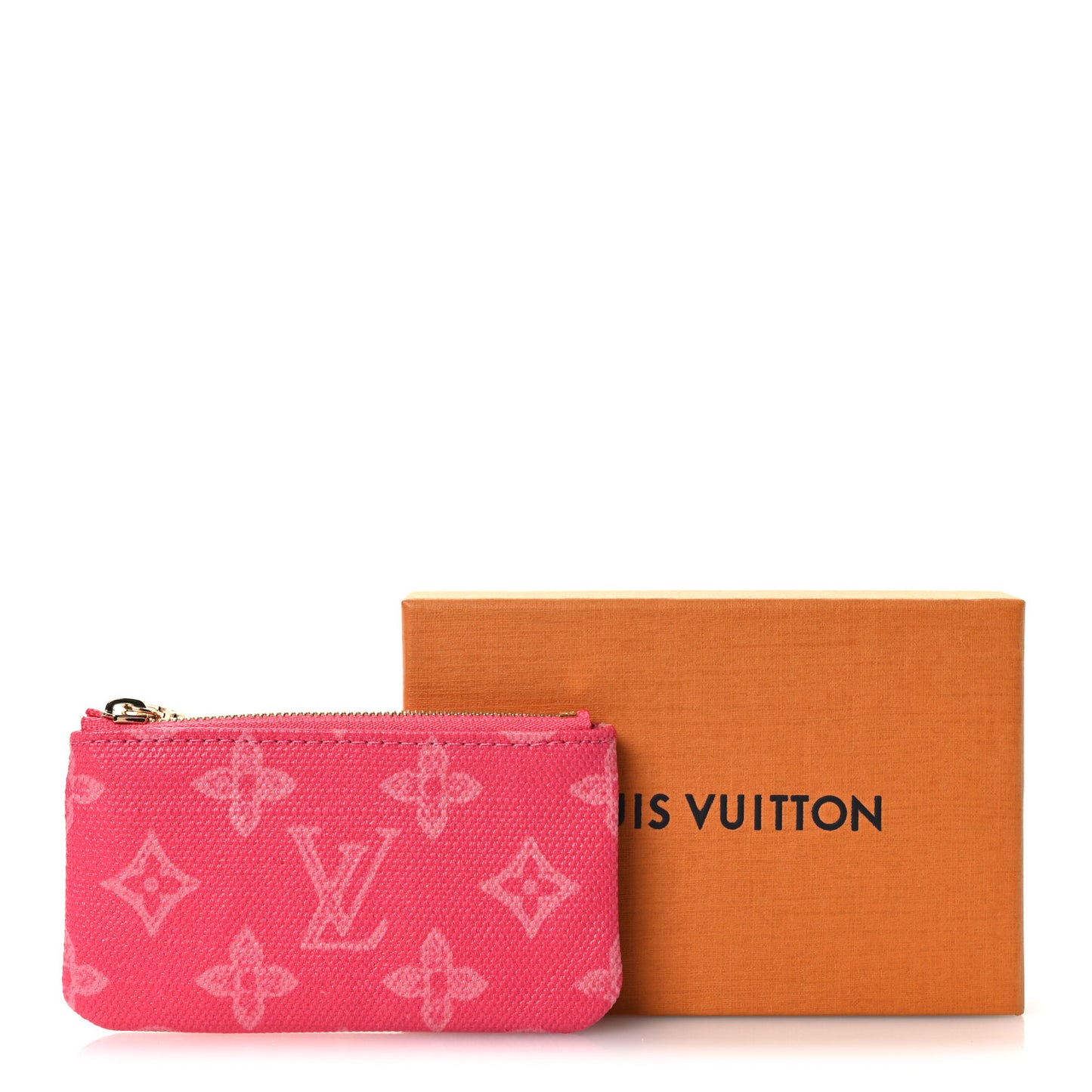 Monogram Origine Key Pouch Rose Ruban