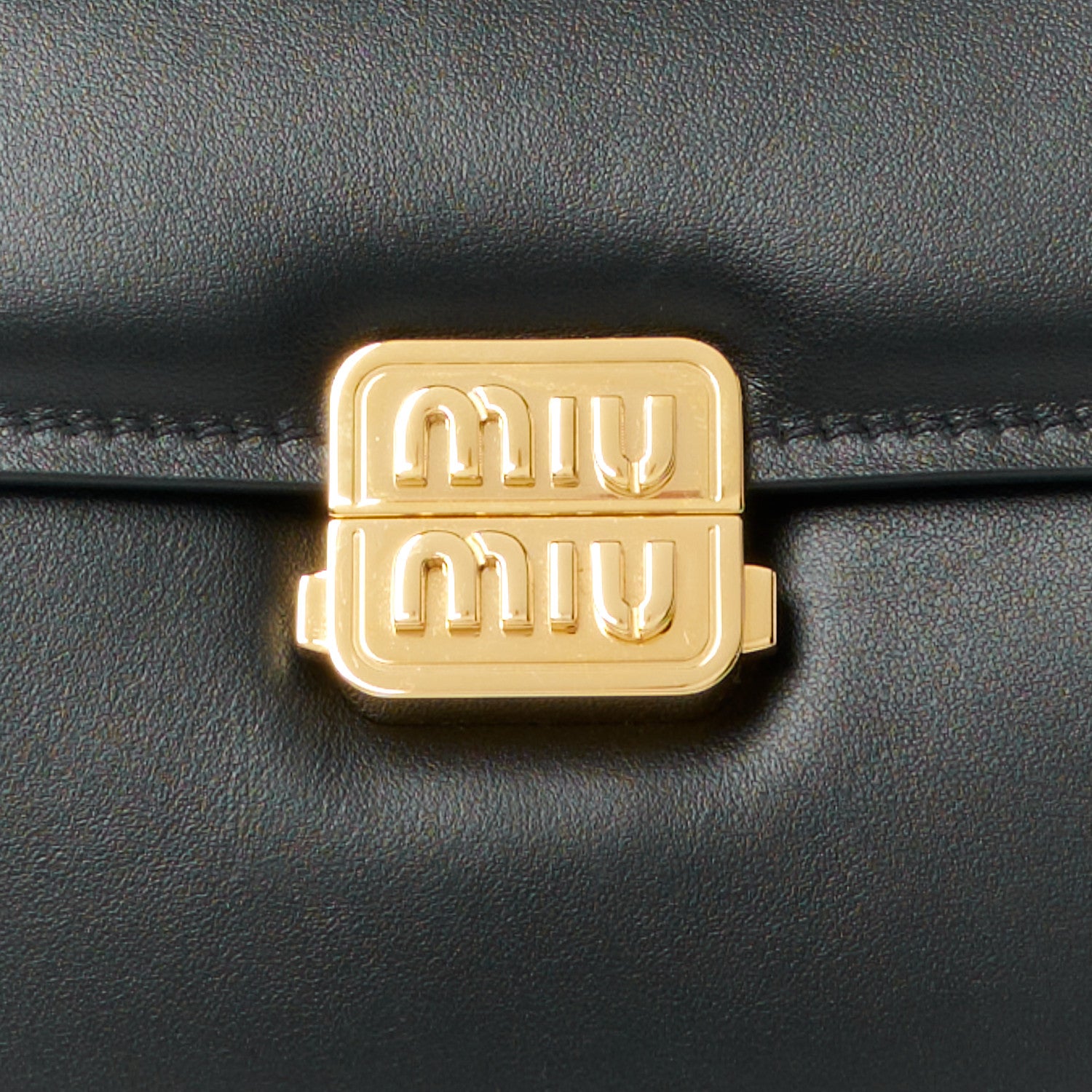 Miu Miu Nappa Padded Shoulder Bag Black 8 of 10