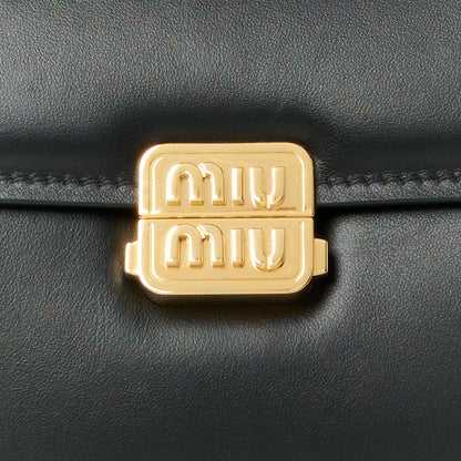 Miu Miu Nappa Padded Shoulder Bag Black 8 of 10