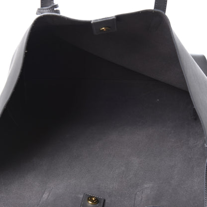 Saint Laurent Calfskin Large Shopping Tote Dark Grey 4 of 12