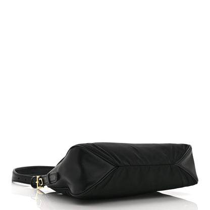 Prada Re-Nylon Vitello Large Aimee Shoulder Bag Black 4 of 10