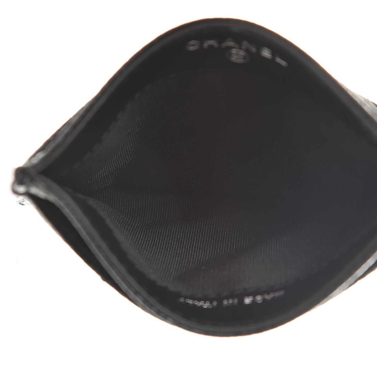 Caviar Quilted Incognito Card Holder Black