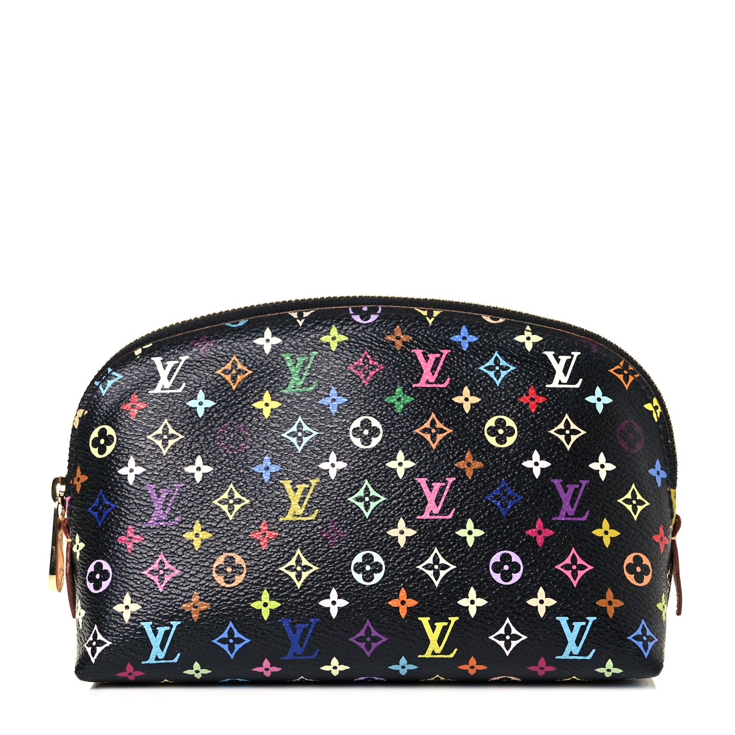 Monogram Multicolor Cosmetic Pouch Black Grenade