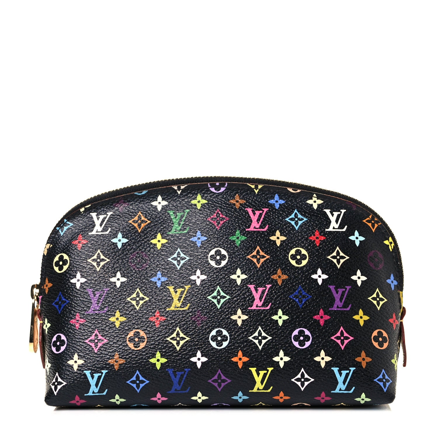 Louis Vuitton Monogram Multicolor Cosmetic Pouch Black Grenade 1 of 8