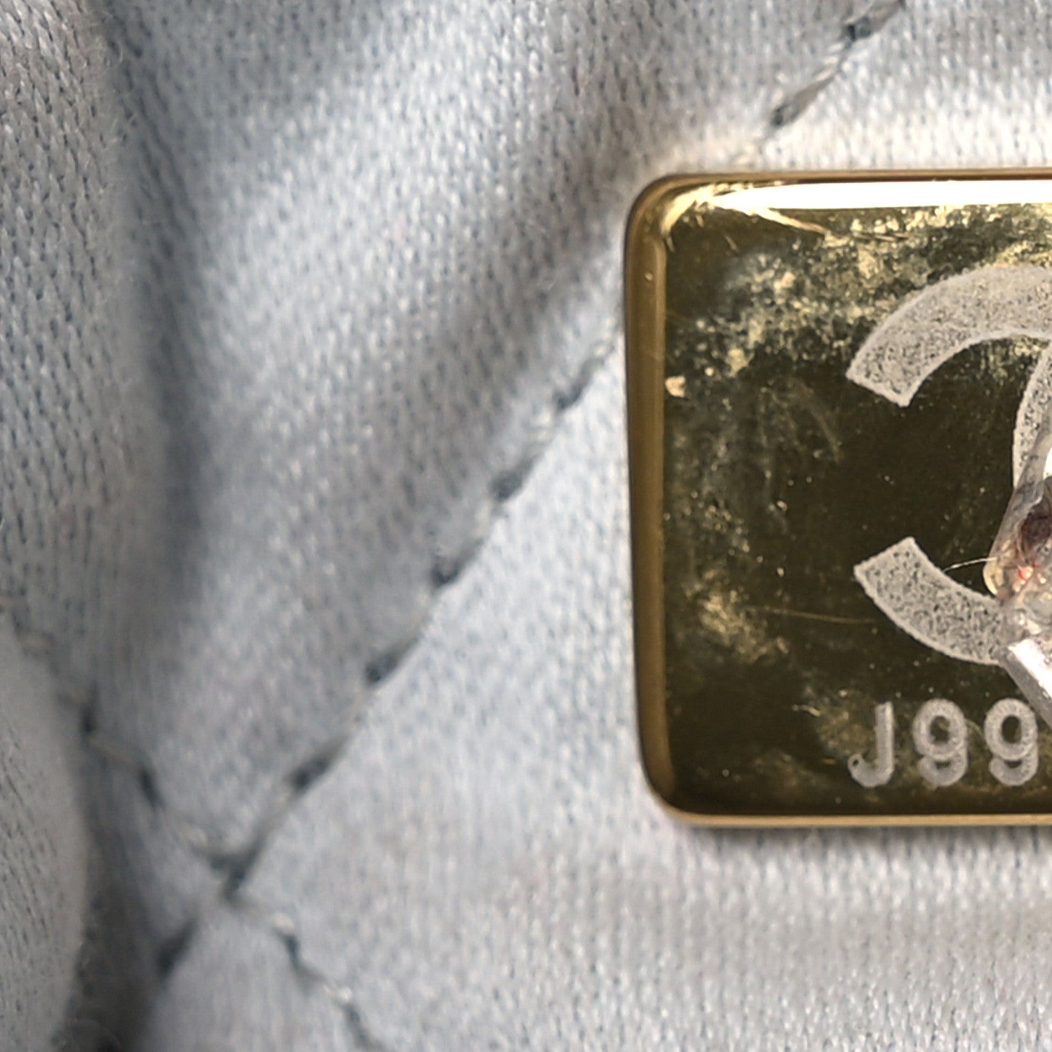 Chanel Shiny Calfskin Quilted Small Chanel 22 Grey 8 of 13