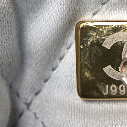 Chanel Shiny Calfskin Quilted Small Chanel 22 Grey 8 of 13