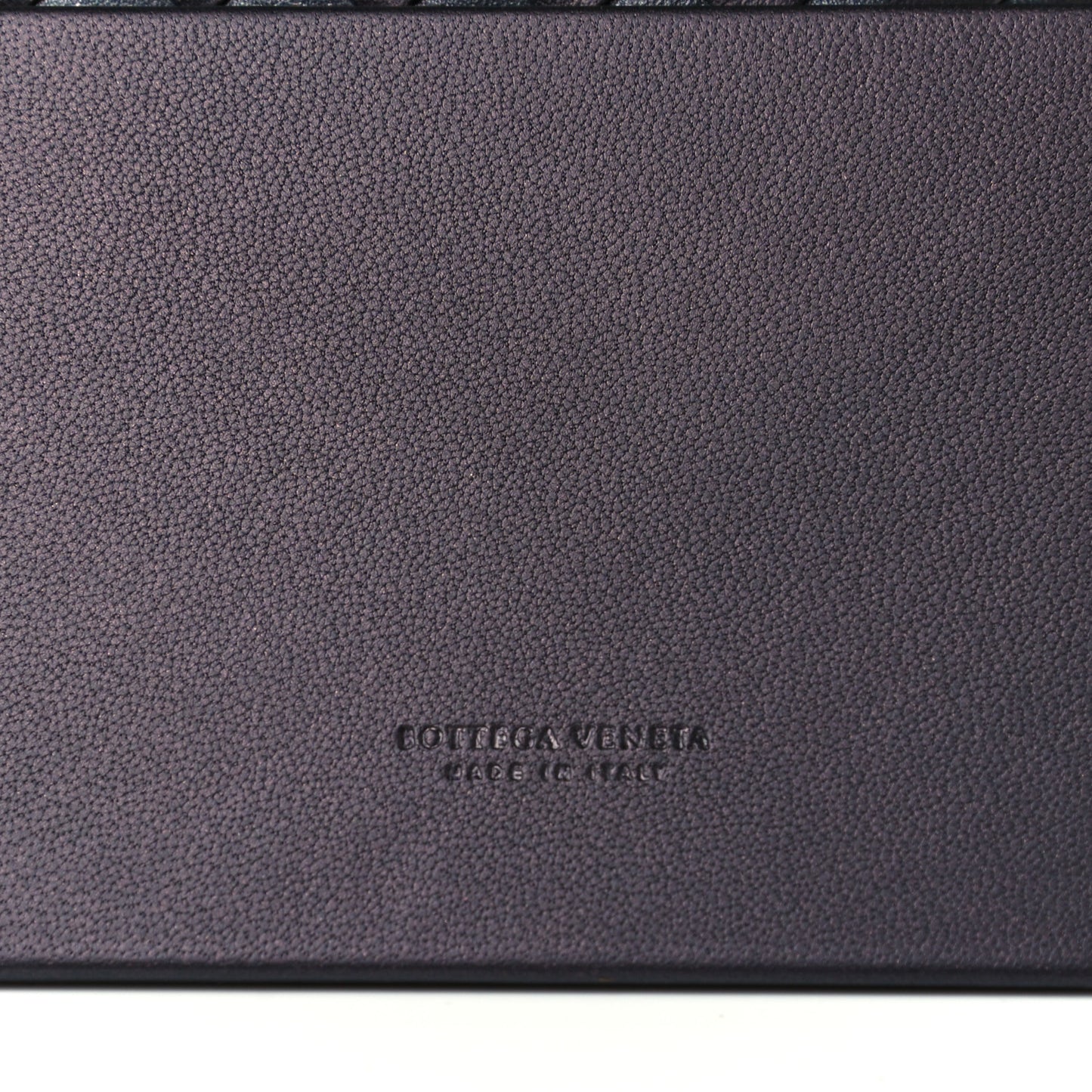Metallic Nappa Intrecciato The Lauren 1980 Clutch Quetsche Antique Silver