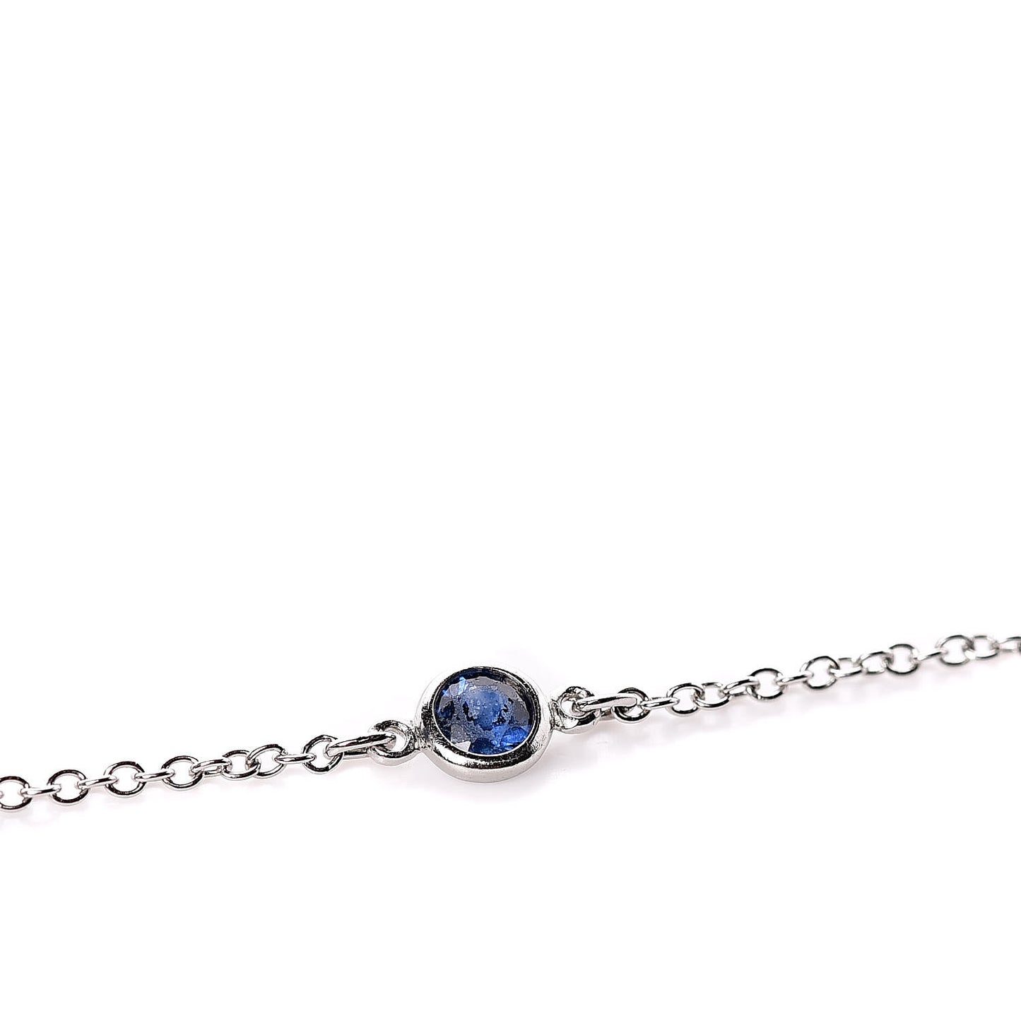 Platinum Blue Sapphire Elsa Peretti Color By The Yard Bracelet