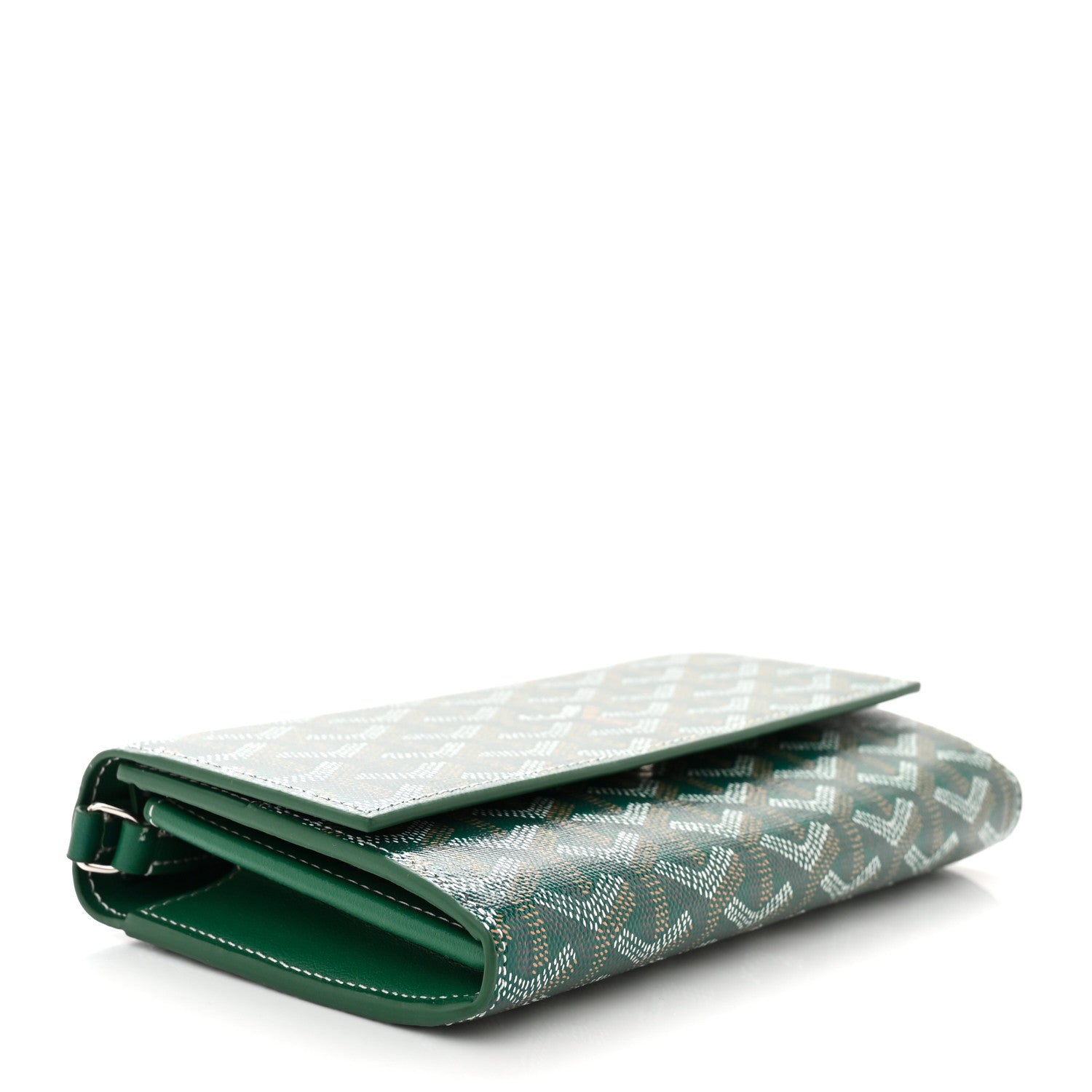 Goyard Goyardine Varenne Continental Wallet Green 4 of 11