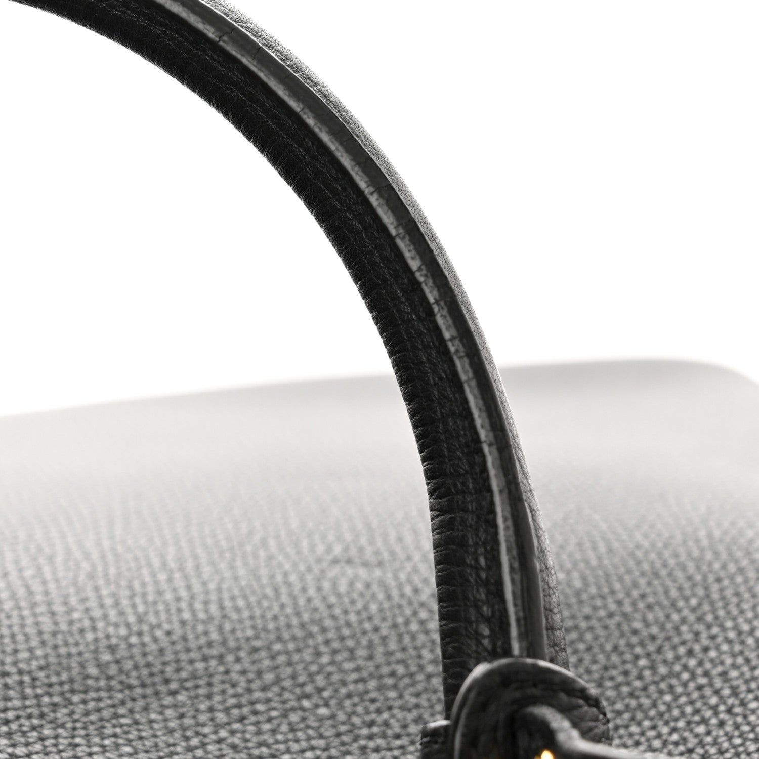 Burberry Grainy Calfskin House Check Large Banner Tote Black 14 of 14