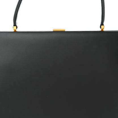 Celine Box Calfskin Medium Clasp Bag Black 9 of 17