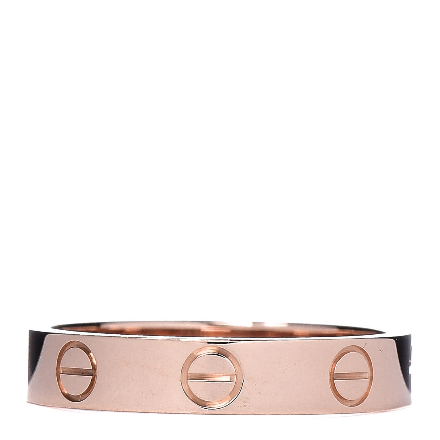 18K Pink Gold 3.5mm LOVE Wedding Band Ring 51 5.75