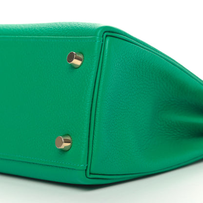 Hermes Togo Kelly Retourne 25 Menthe 8 of 10