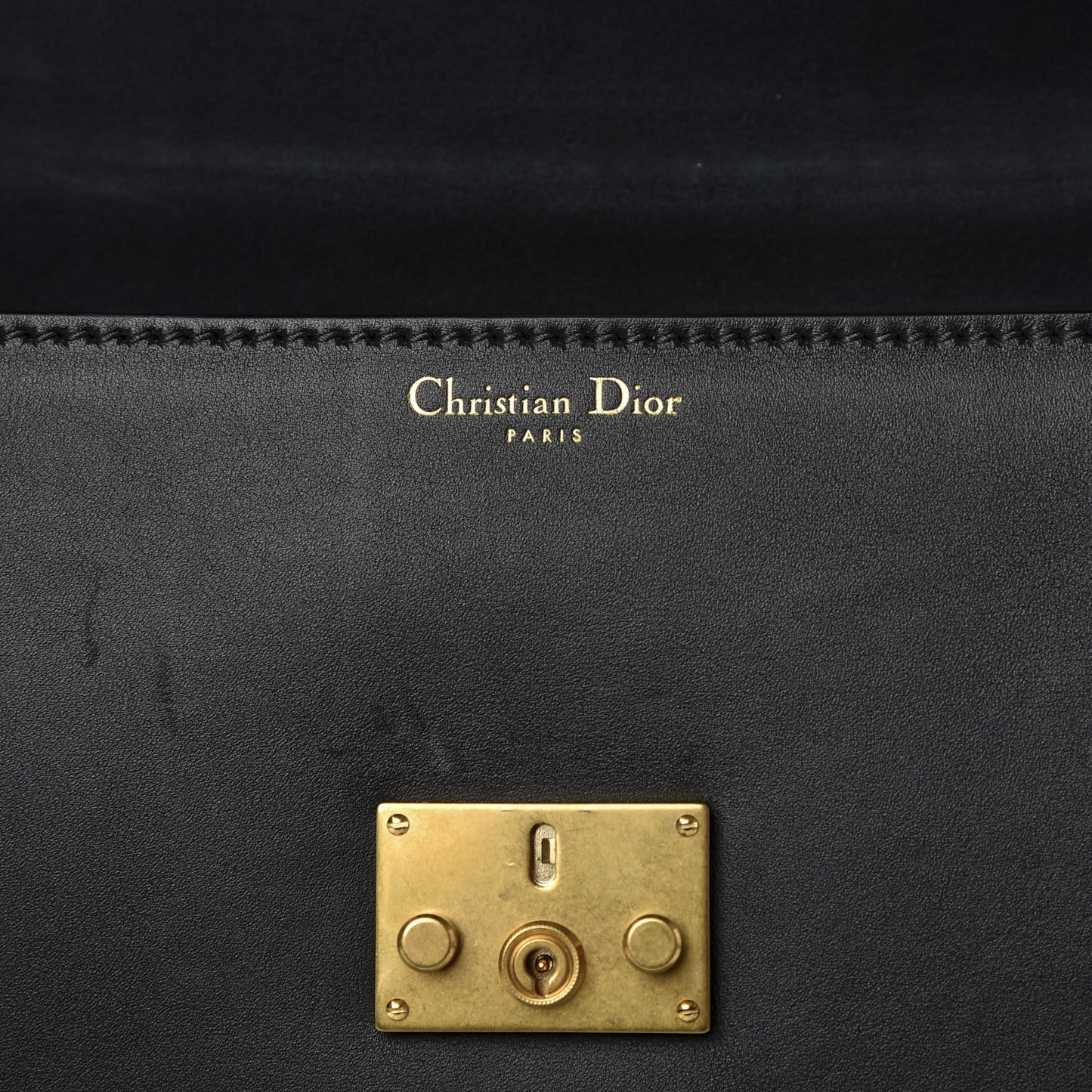 Calfskin Dioraddict Top Handle Black