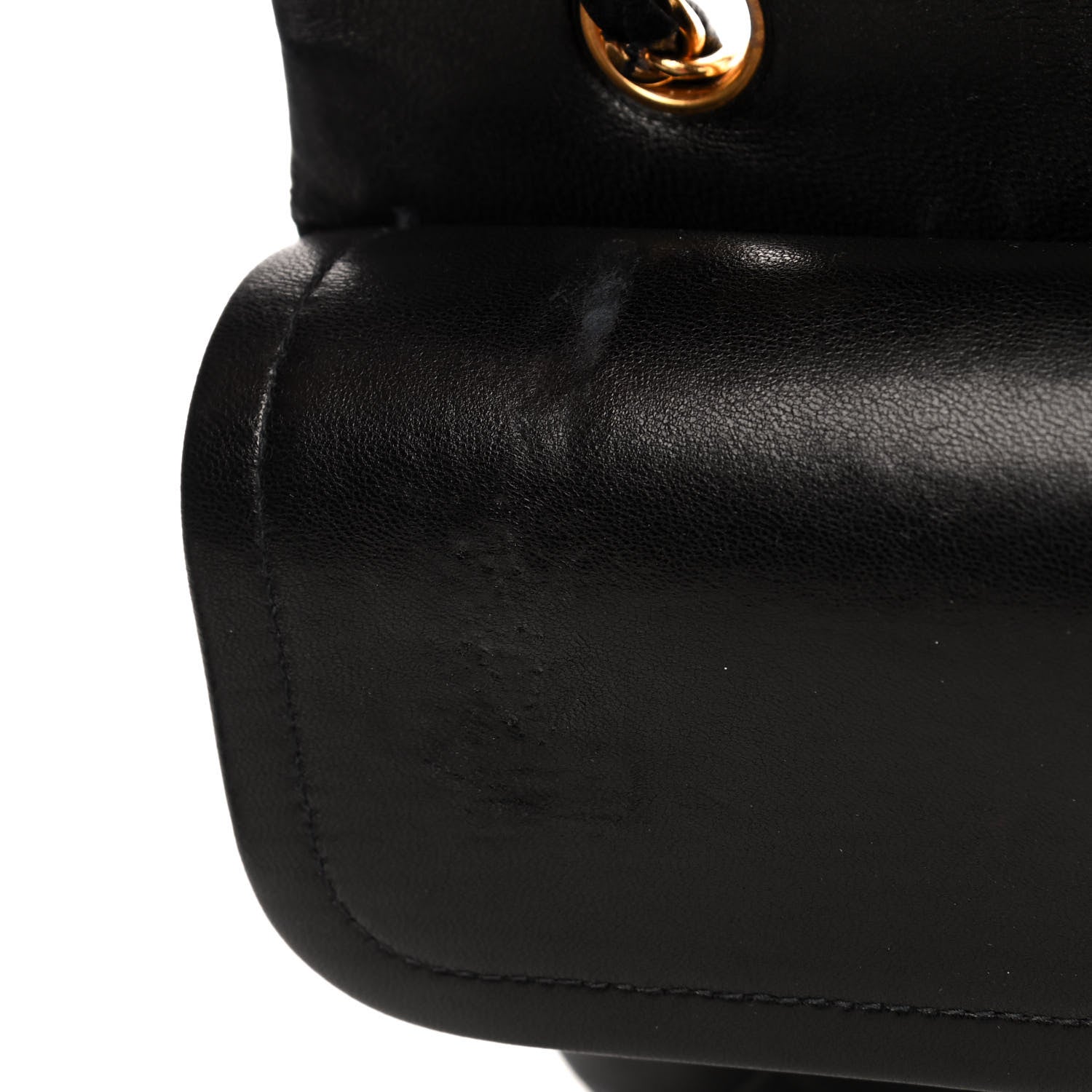 Chanel Lambskin Quilted Medium Double Flap Black 6 of 9