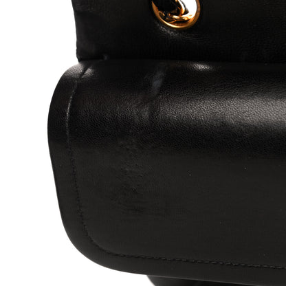 Chanel Lambskin Quilted Medium Double Flap Black 6 of 9