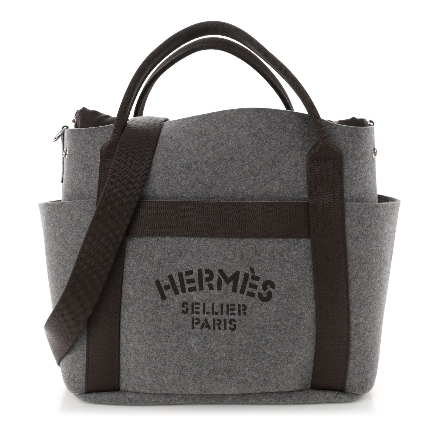 Felt Sac De Pansage Groom Bag Acier