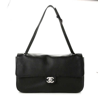 Chanel Grained Calfskin Small Souplissimo Maxi Flap Black 1 of 10