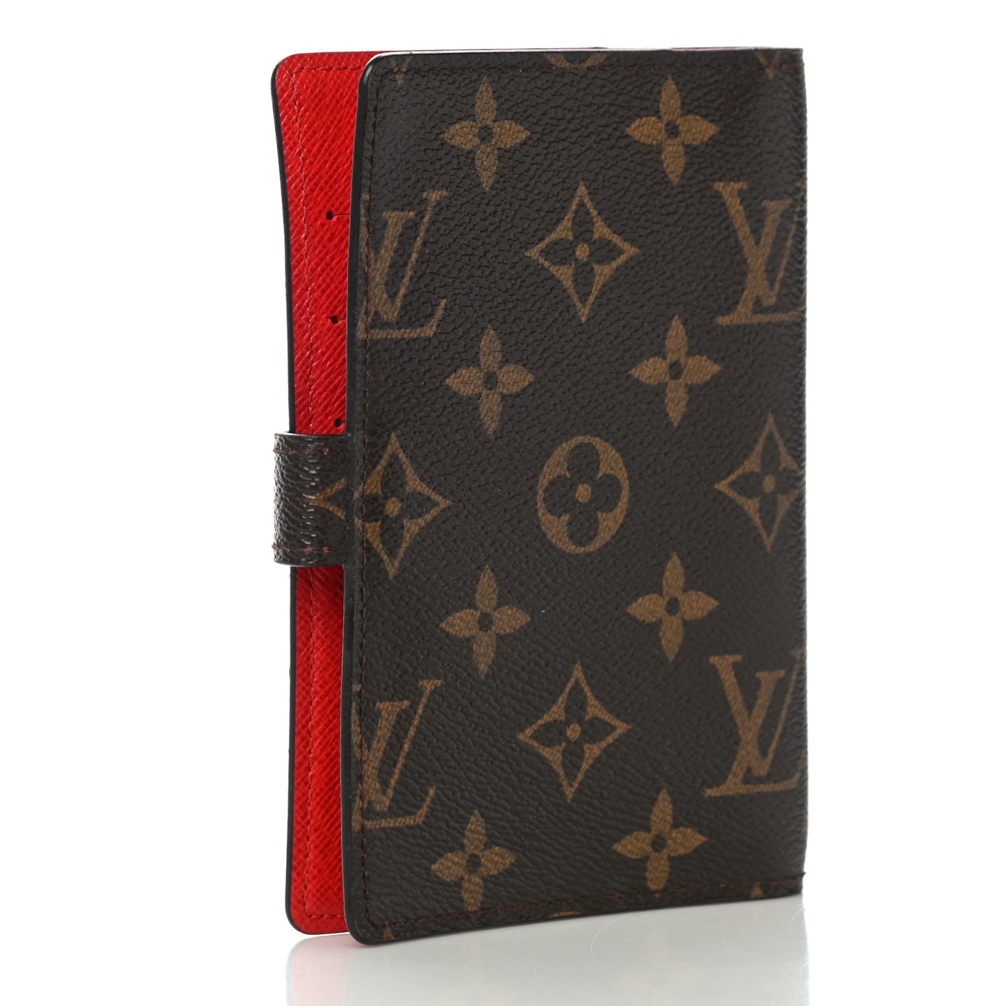 Monogram My LV Heritage Small Ring Agenda Cover Rouge Jaune